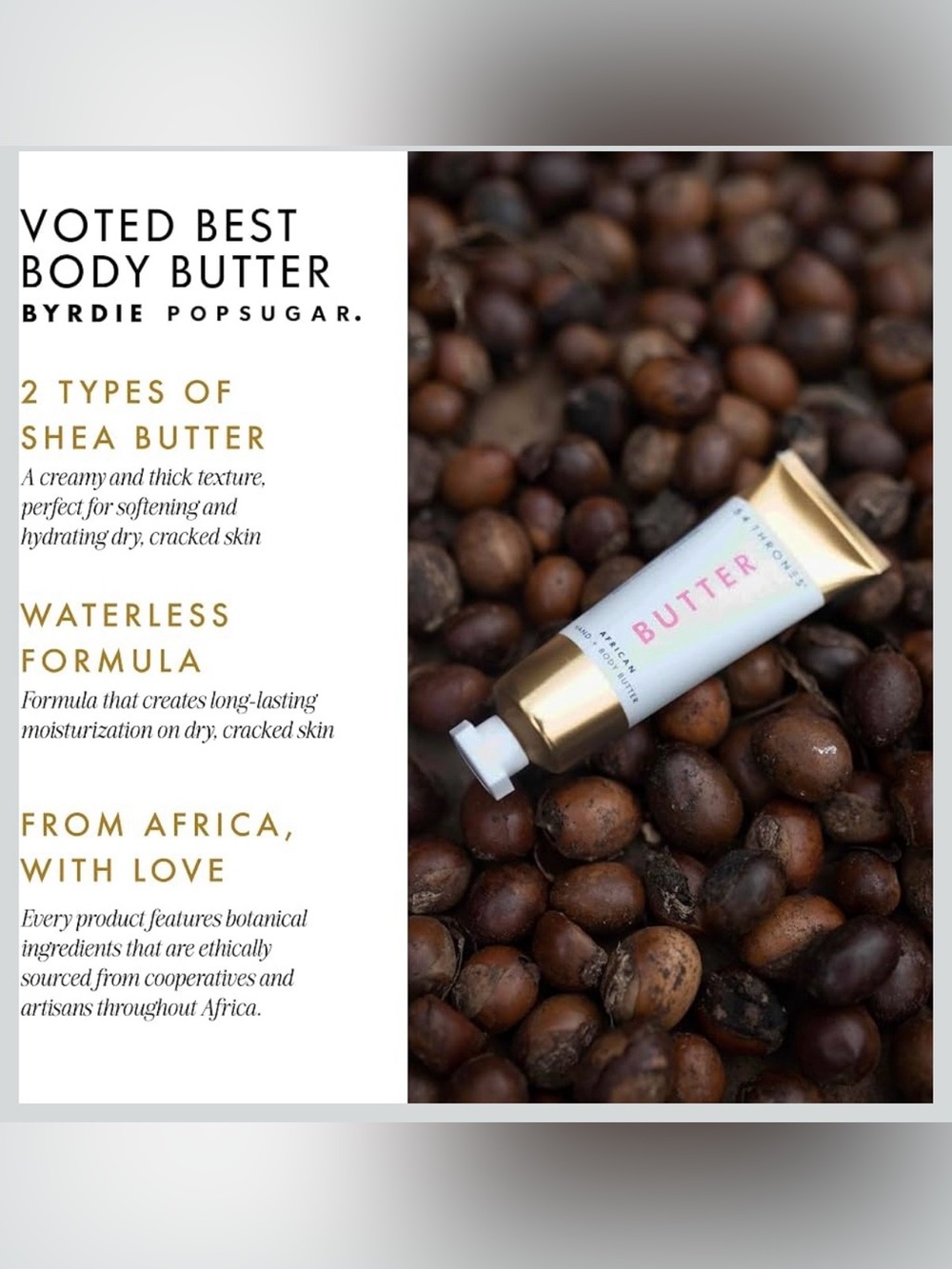 54 Thrones Butter Body Cream - Kenyan Hibiscus & Moroccan Rose - Picture 4 of 4